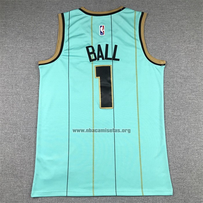 Camiseta Charlotte Hornets LaMelo Ball NO 1 Ciudad Verde